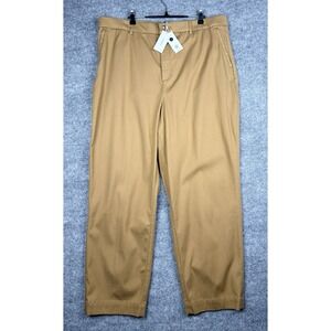 NWT SPANX Stretch Twill Straight Leg Pants Womens 2XT Tall Camel 21280T $128